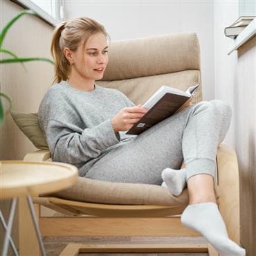 image of a girl reading a book