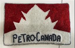 A Petro-Canada logo made by Annie Cobourne.