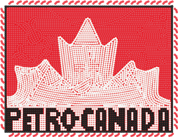 Un logo Petro-Canada réalisé par Chenoa Plain.