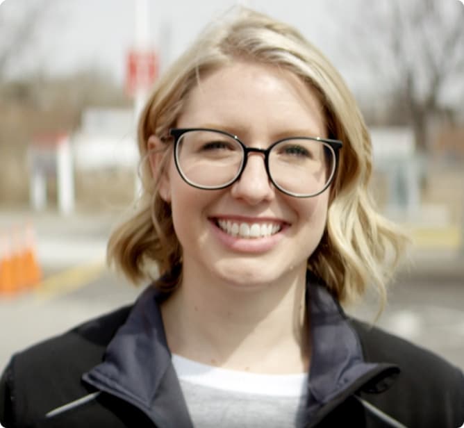 Jessie Bell, part of Petro-Canada’s EV team.