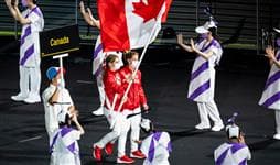 Priscilla Gagné, flag bearer for the Opening Ceremony at the Tokyo 2020 Paralympic Games
