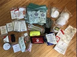 Contents of an emergency kit