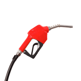 The pump end of a fuel pump