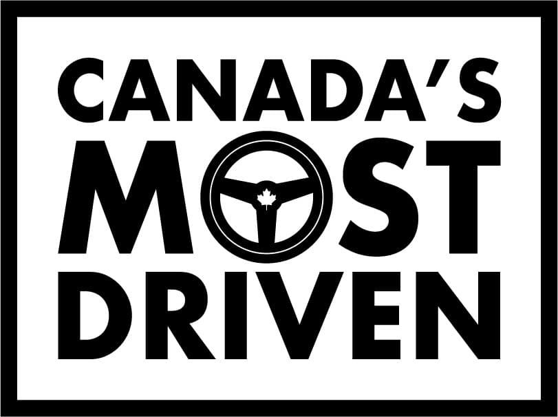 A logo for Canada's Most Driven contest
