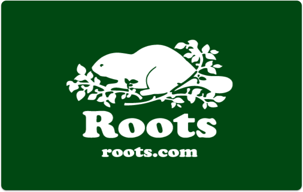 Carte-cadeau Roots Canada