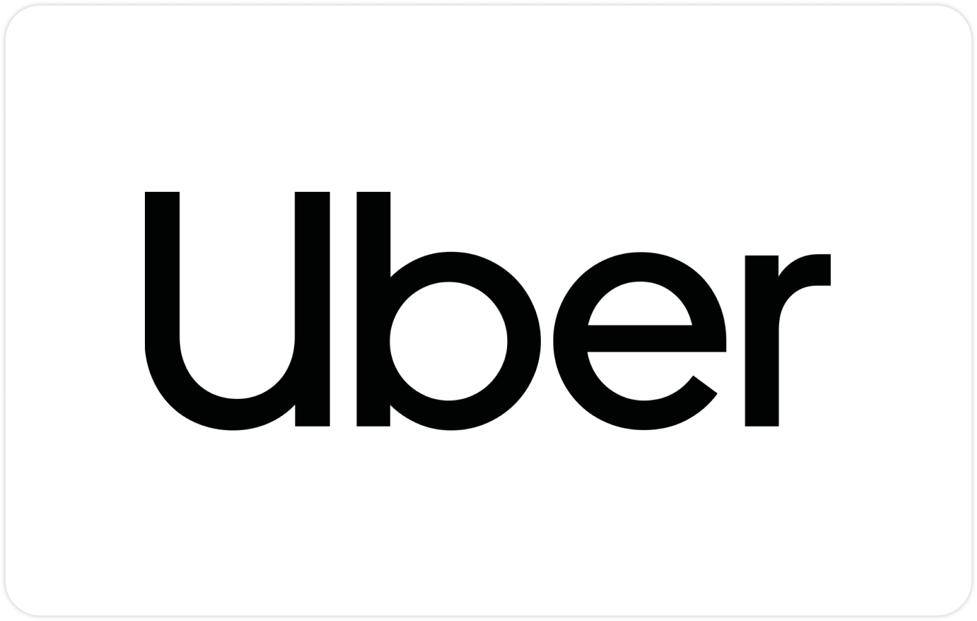 Carte-cadeau Uber