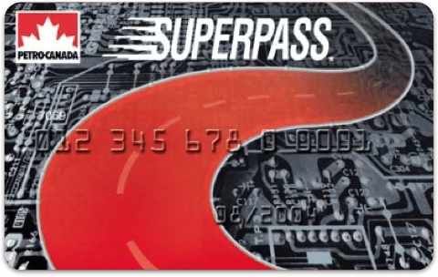 Petro-Canada SuperPass card